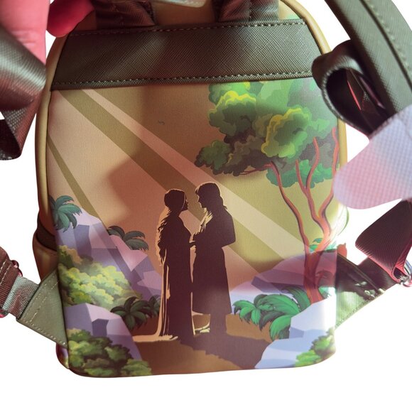 The Lord Of The Rings Rivendell Mini Backpack Loungefly Faux Leather - Picture 5 of 6